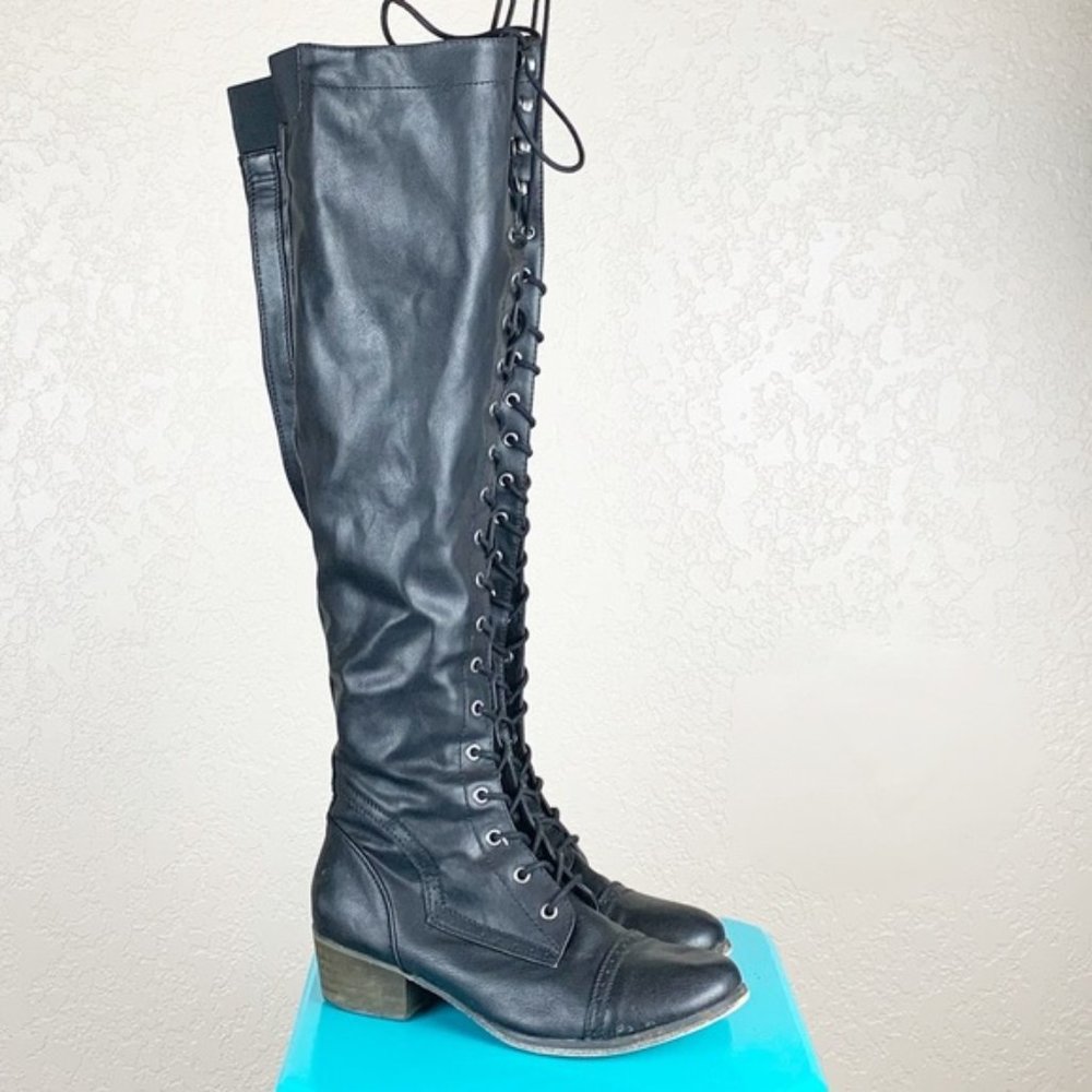 Tall Lace Up Boots, Witchy, Goth